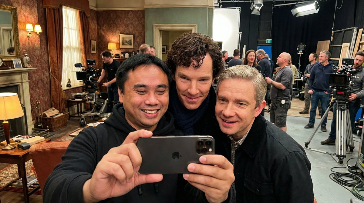 AI Prompt for Movie Selfies with Identity Lock