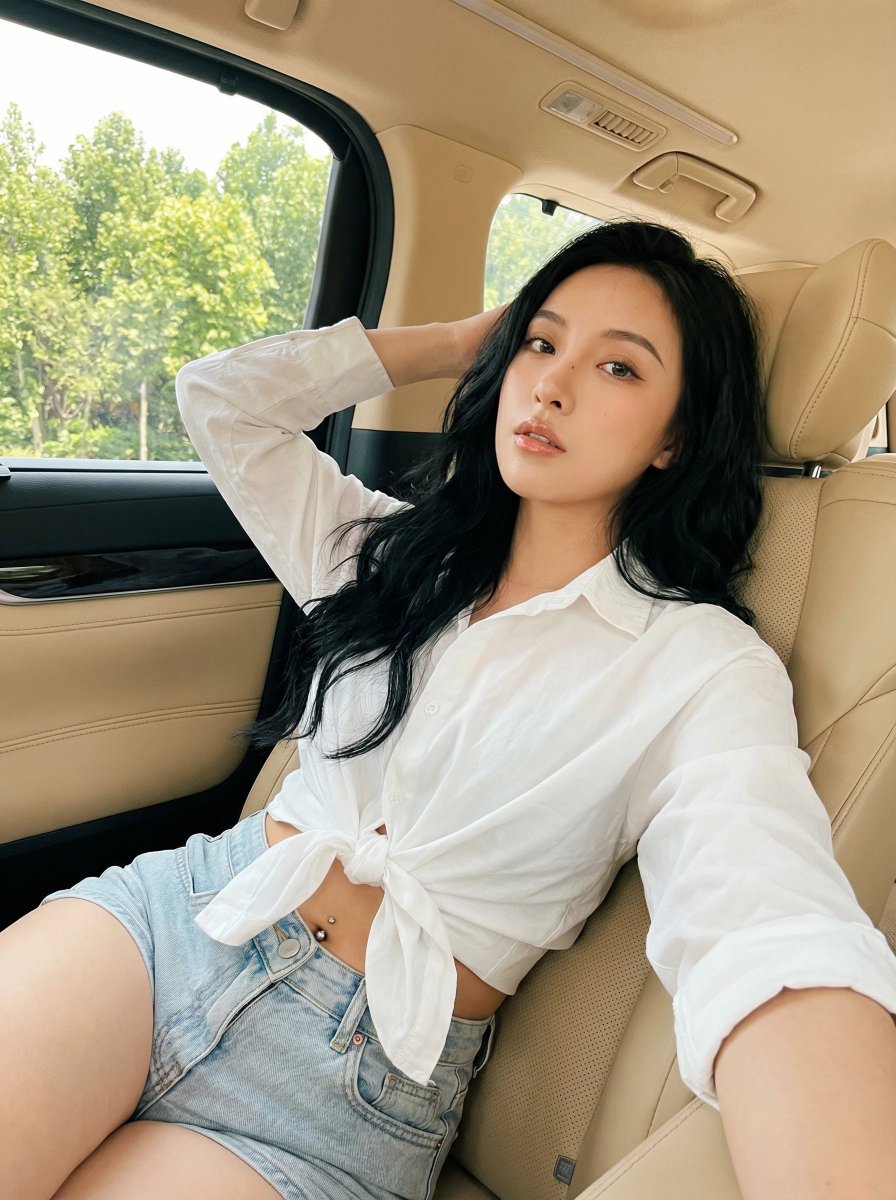 AI Prompt for Natural Instagram-Style Car Selfie Generation