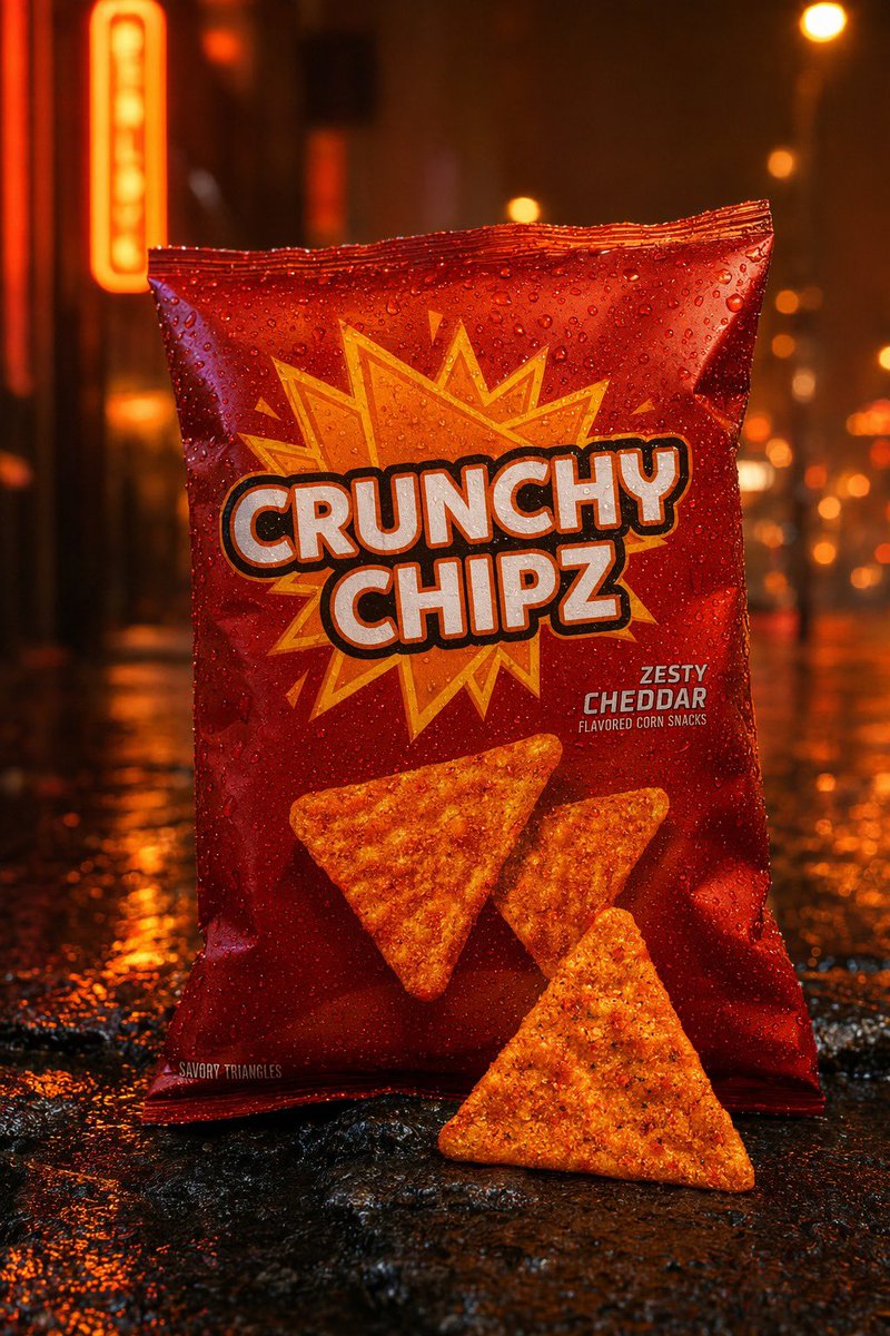 AI Prompt for Neon City Food Product Image