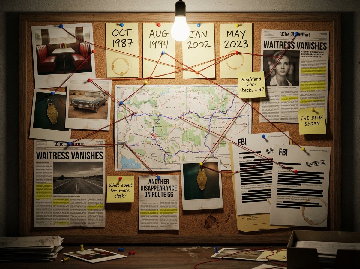 AI Prompt for Noir Detective Evidence Board Image: Photorealistic Det Crime Scene Visuals
