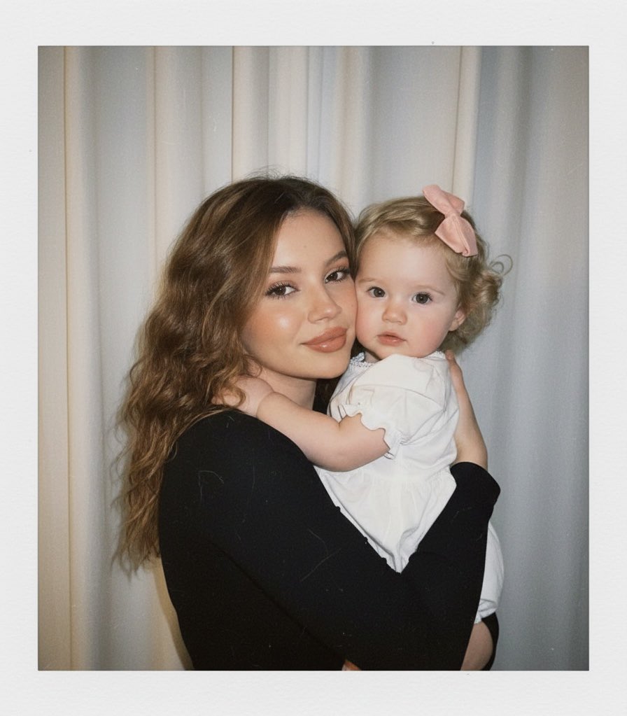 AI Prompt for Nostalgic Self-Hug Photo in Polaroid Style