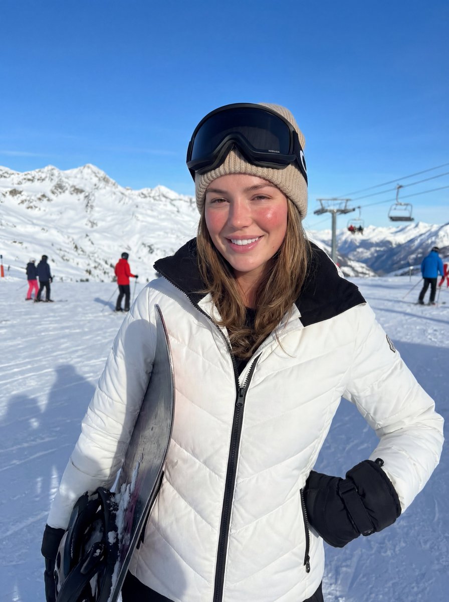 AI Prompt for Photorealistic Alpine Ski Portrait with Anatomical Specifications