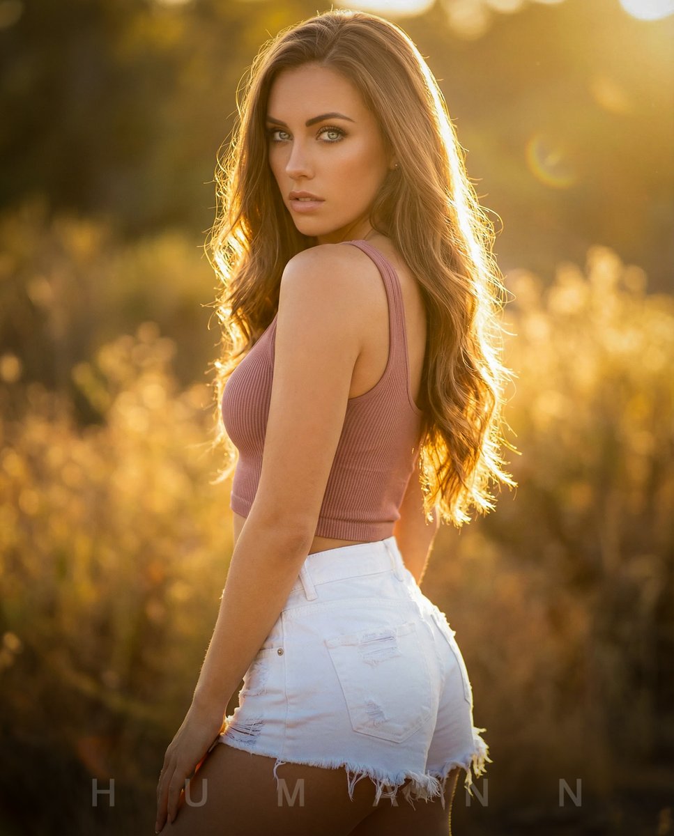 AI Prompt for Photorealistic Backlit Portraits with Golden Hour Effect
