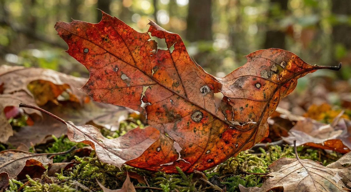 AI Prompt for Photorealistic Bird-Shaped Leaf Images