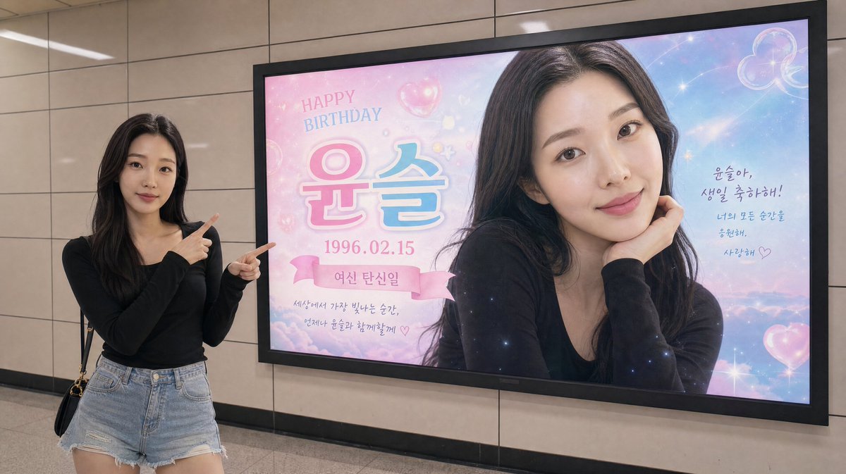 AI Prompt for Photorealistic Birthday Billboard Scene