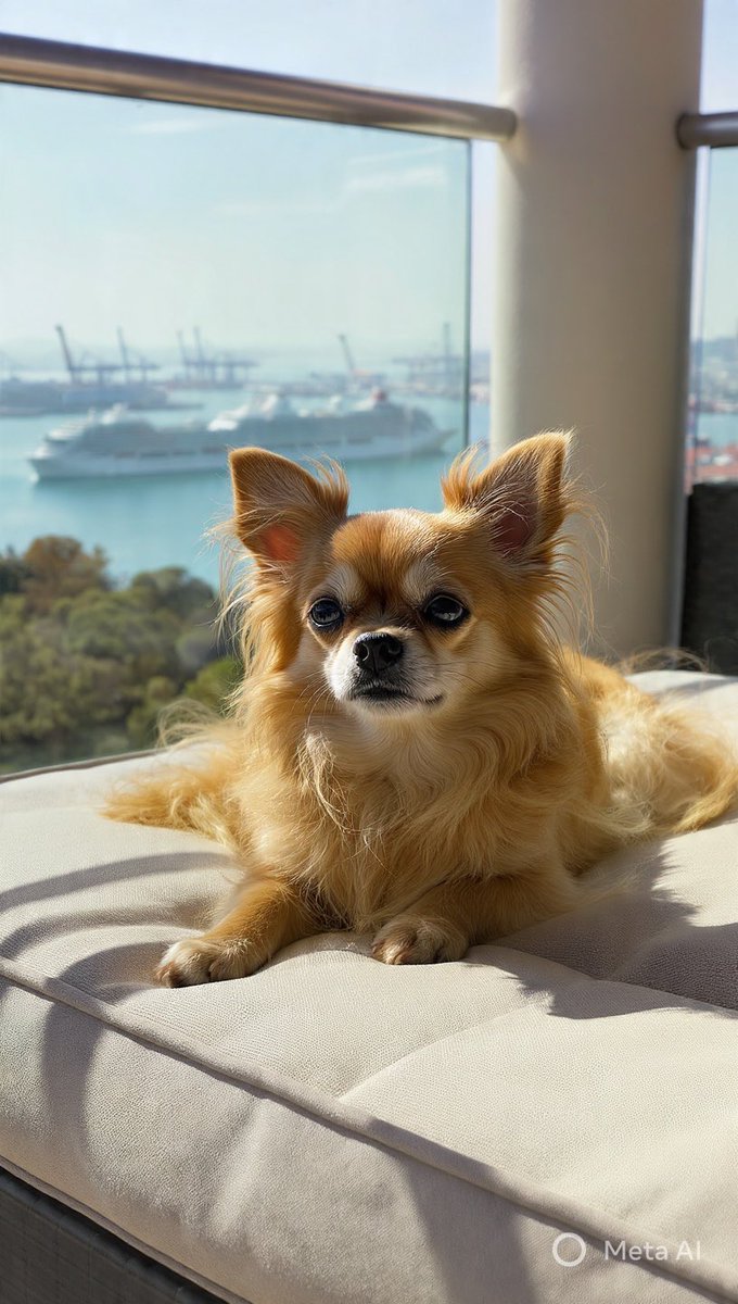 AI Prompt for Photorealistic Chihuahua on Balcony Scene