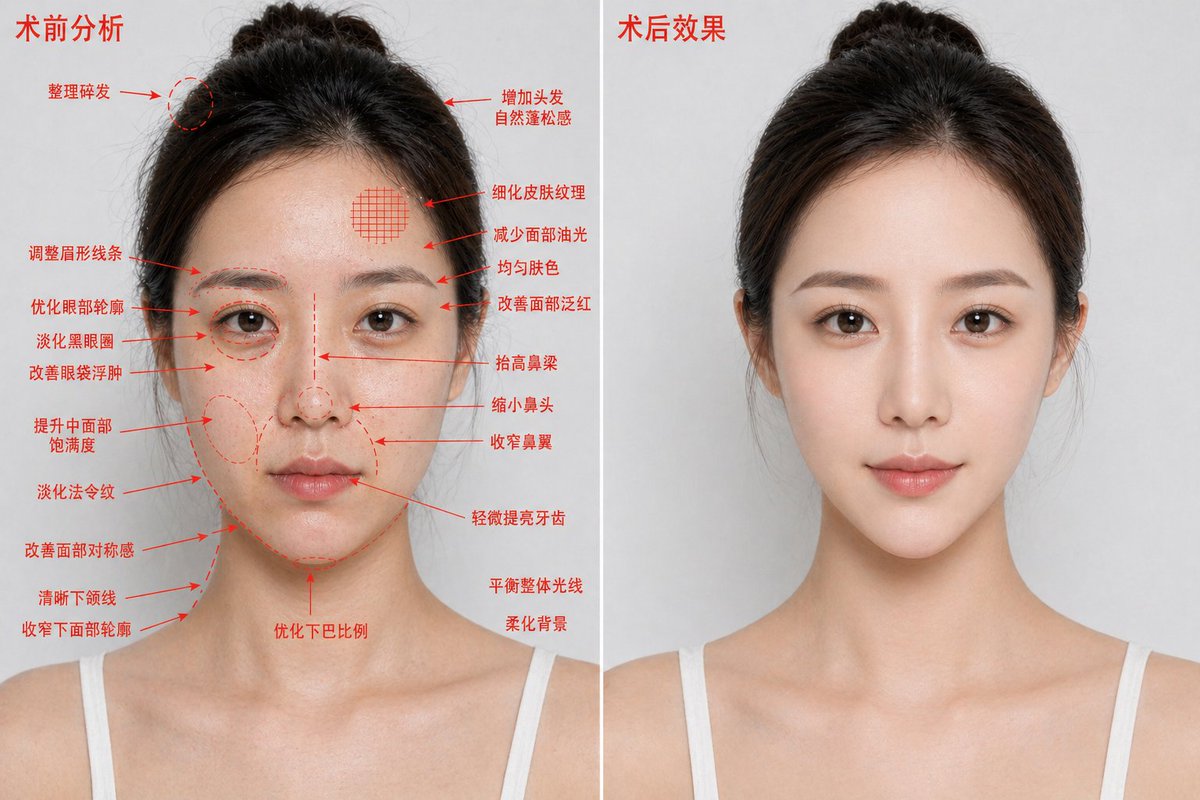 AI Prompt for Photorealistic Cosmetic Before-and-After Visuals