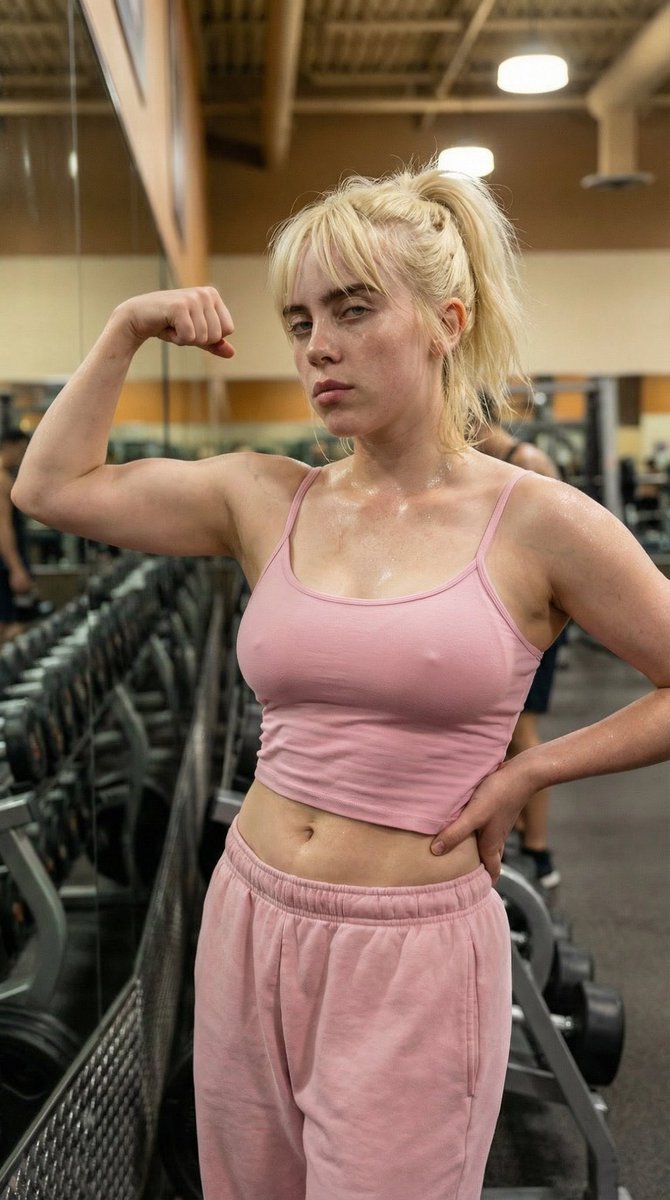 AI Prompt for Photorealistic Gym Selfie with Bicep Flex