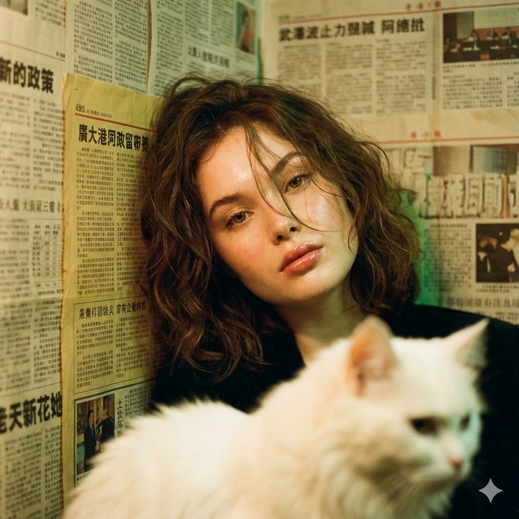 AI Prompt for Photorealistic Hong Kong Retro Portraits with 90s Film Look