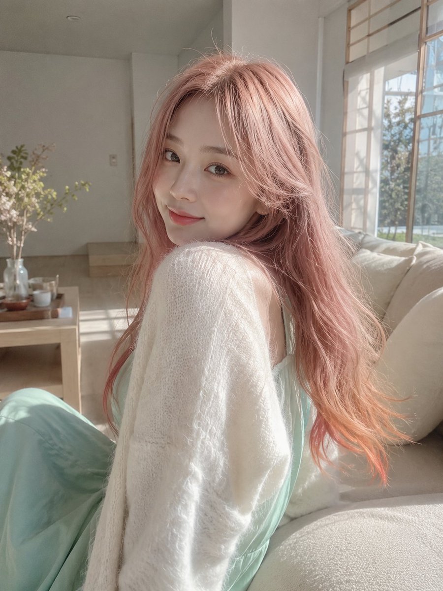 AI Prompt for Photorealistic Pink Hair Portrait