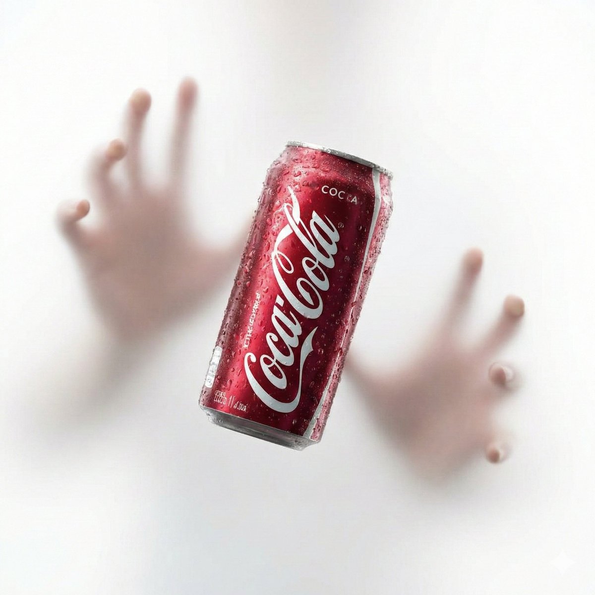 AI Prompt for Photorealistic Product Visuals with Frosted Glass Hands Effect