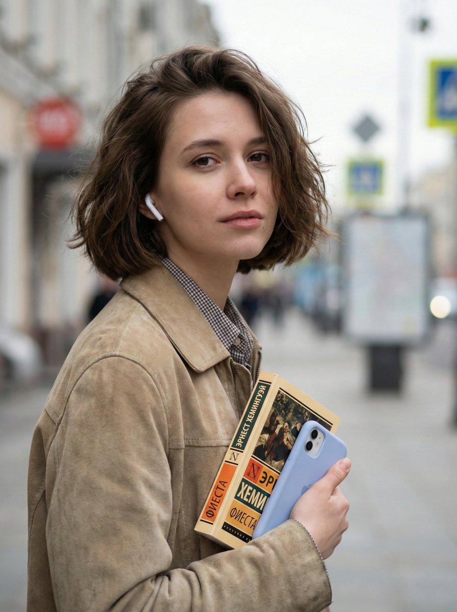 AI Prompt for Photorealistic Street Portrait with Shallow Depth of Field