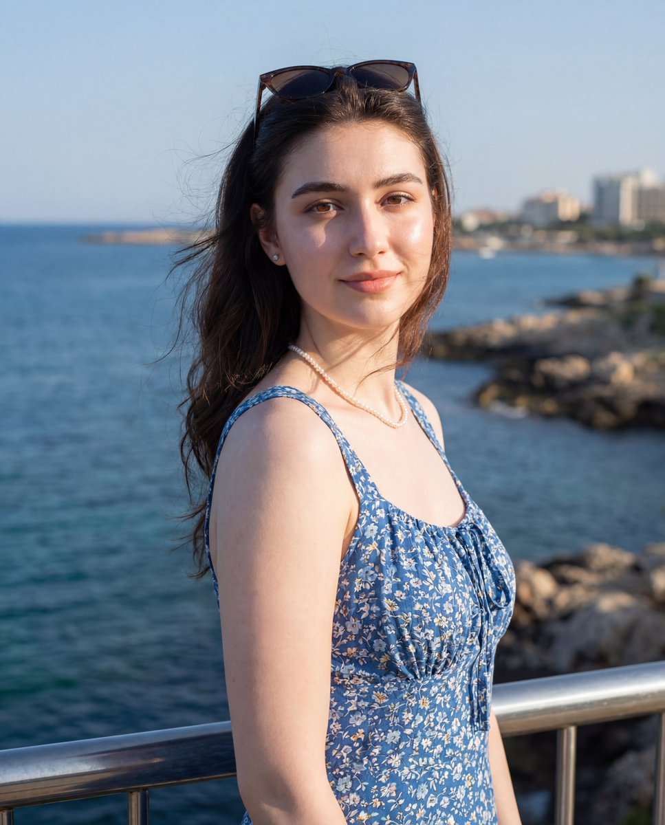 AI Prompt for Photorealistic Travel Lifestyle Portrait of Young Woman