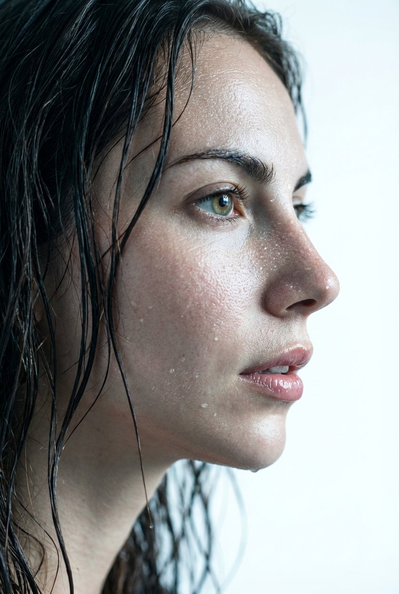 AI Prompt for Photorealistic Wet Skin Texture - Nano Banana Pro