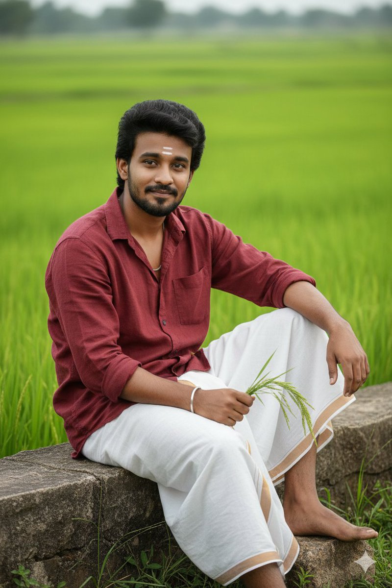 AI Prompt for Pongal Festival Landscape Photo