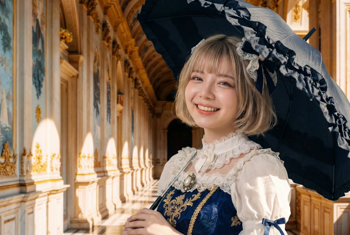 AI Prompt for Professional Portrait Photo Shoot with Props and Palace Background