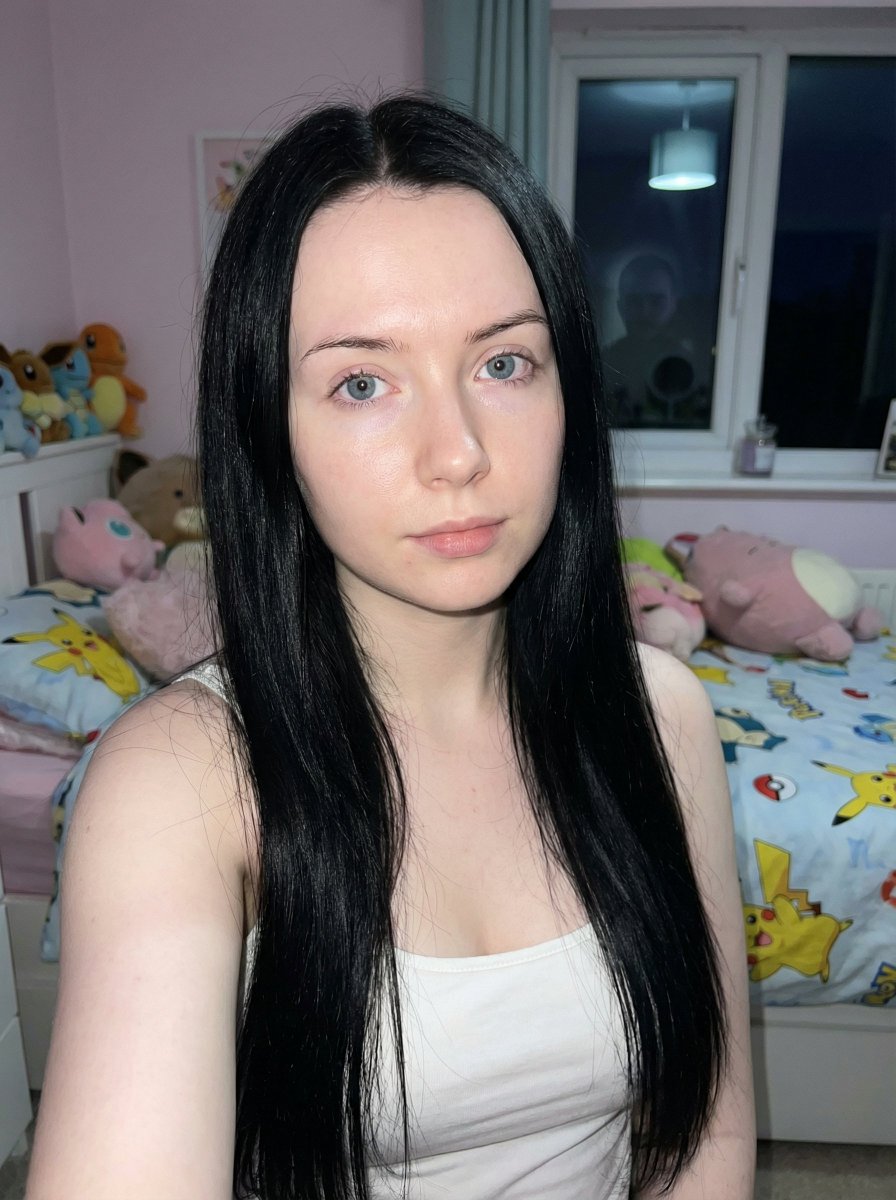 AI Prompt for Psychological Horror Selfie with Implying Disturbance