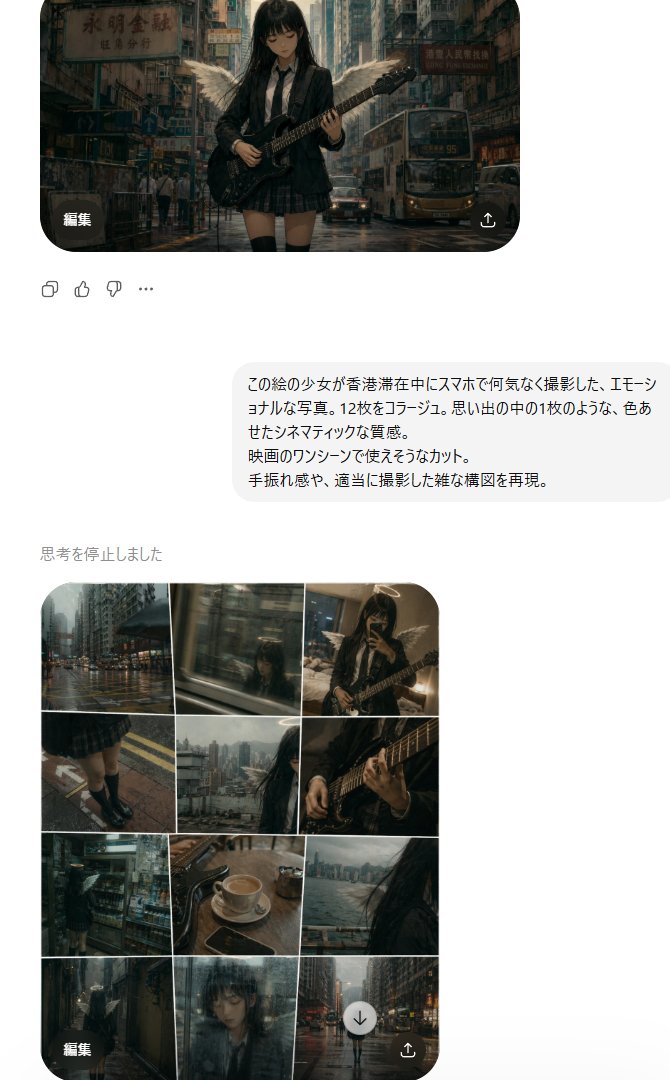 AI Prompt for Rainy Cityscape Collage