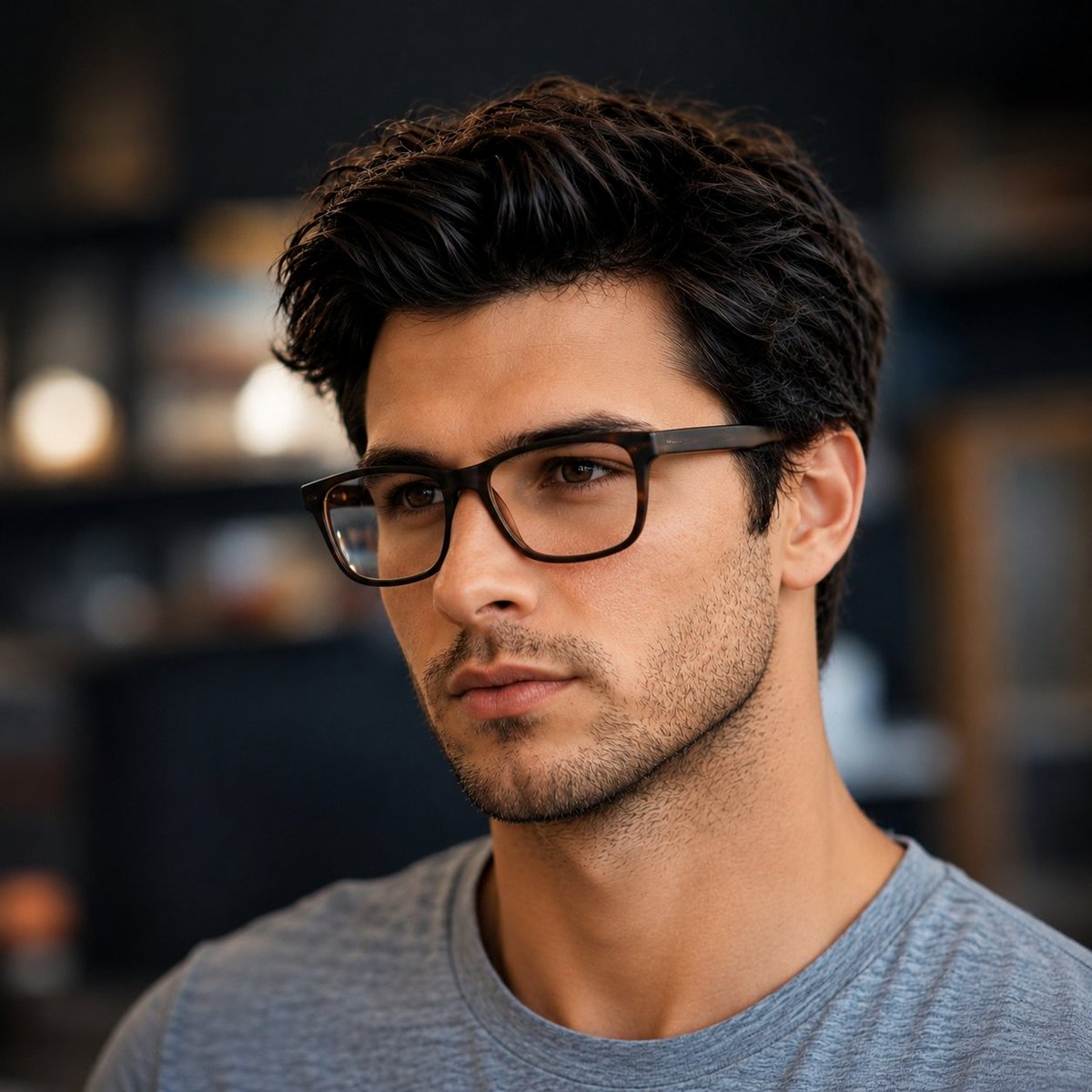 AI Prompt for Realistic Cafe Portraits with Warm Lighting