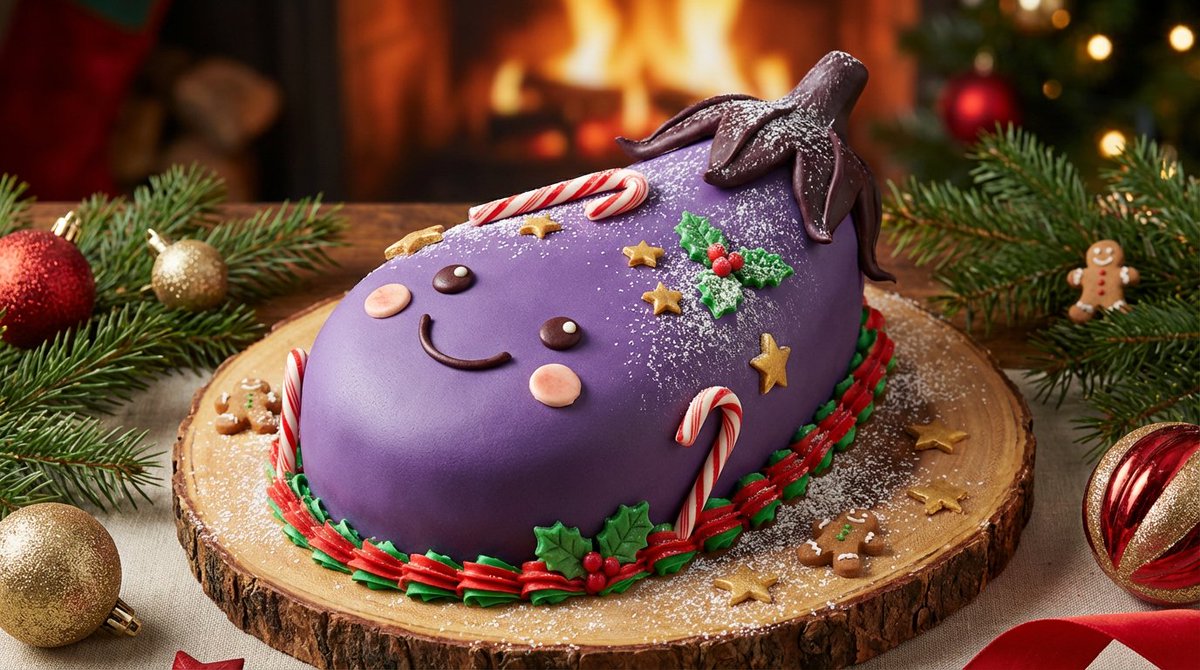 AI Prompt for Realistic Christmas Cake Image Generation