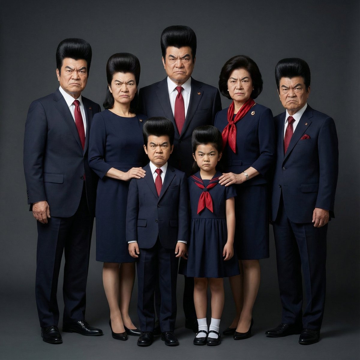 AI Prompt for Realistic Duplicate Family Portraits