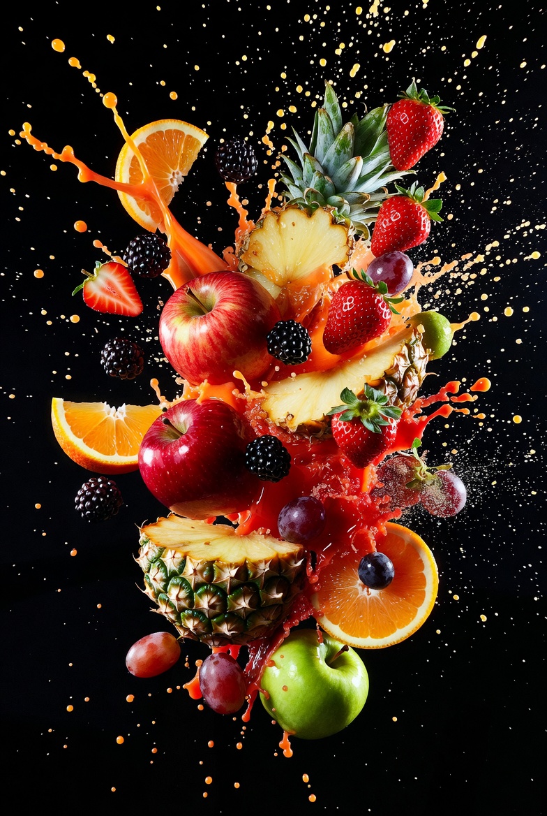 AI Prompt for Realistic Food Photography Explosions