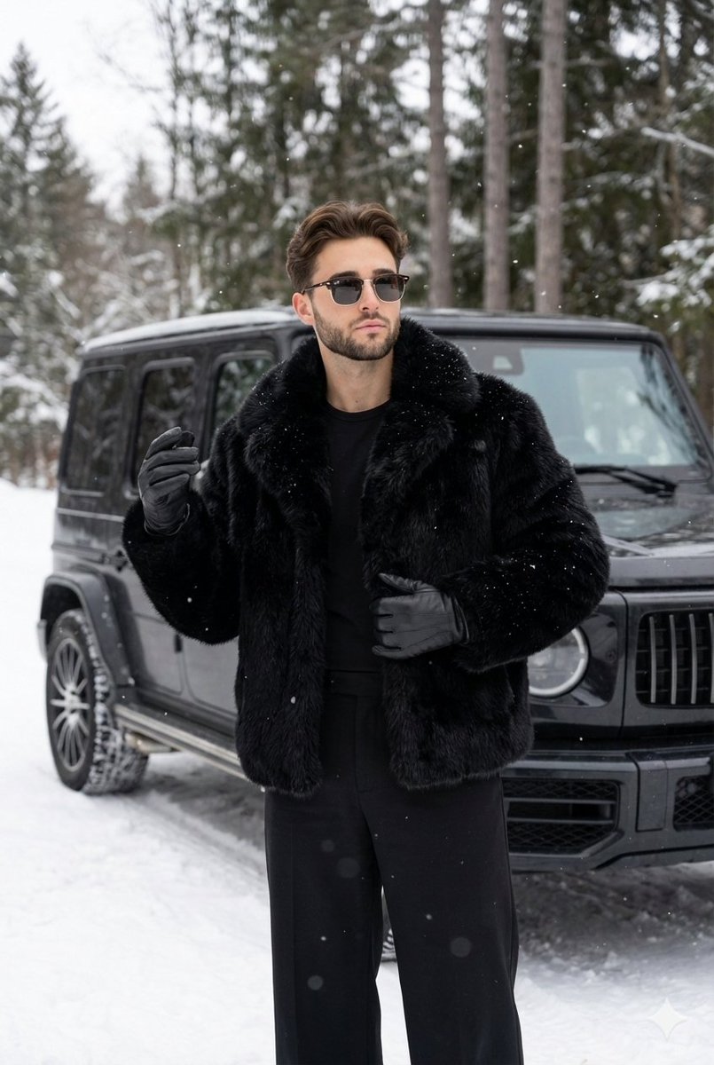 AI Prompt for Realistic G-Wagon Winter Portrait with Facelock