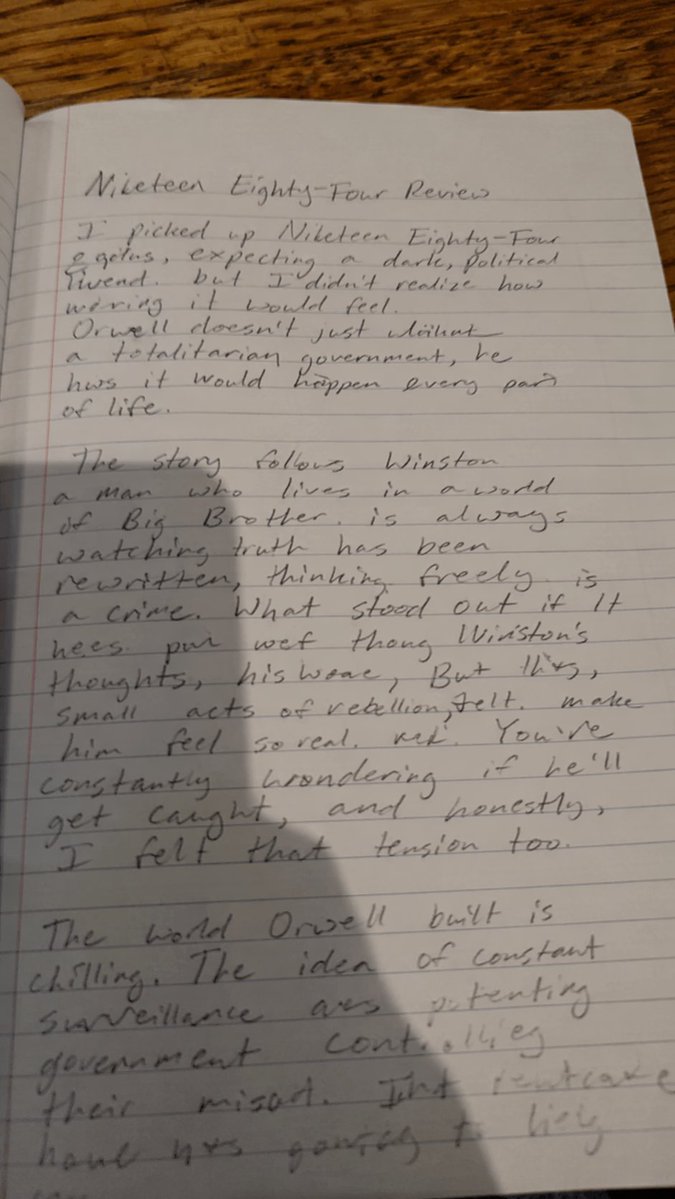AI Prompt for Realistic Handwritten Notebook Image with Casual Lighting