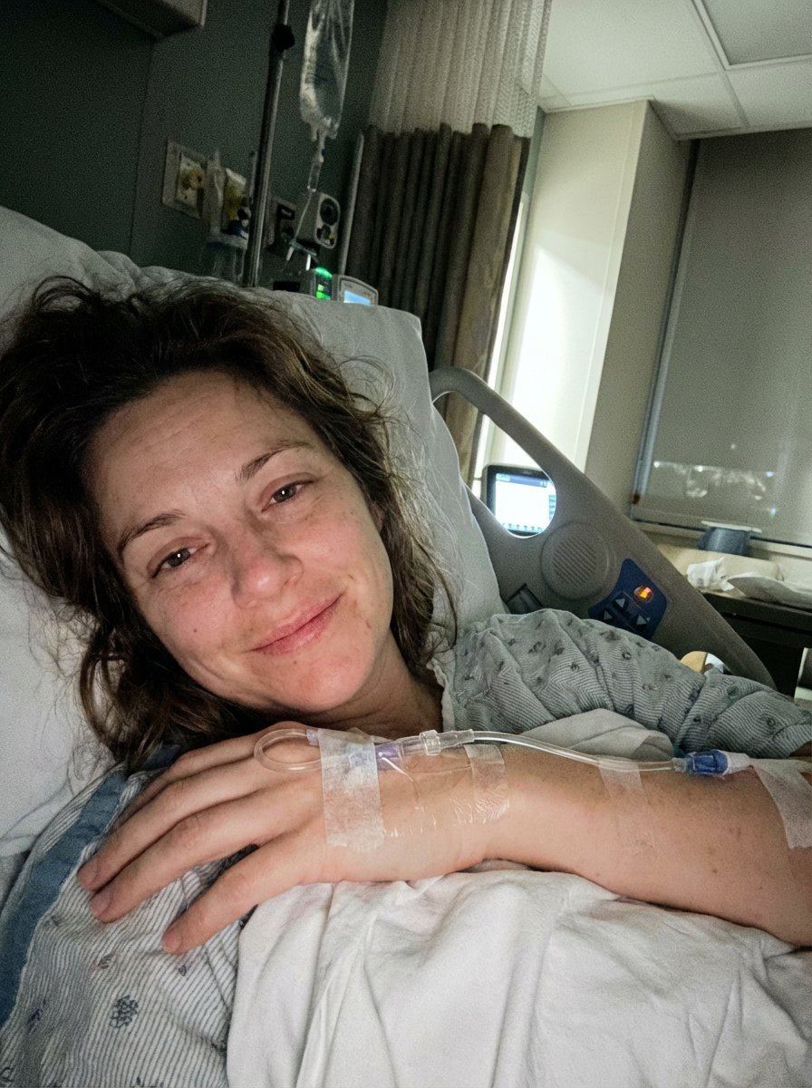 AI Prompt for Realistic Hospital Selfie with Minimal Makeup