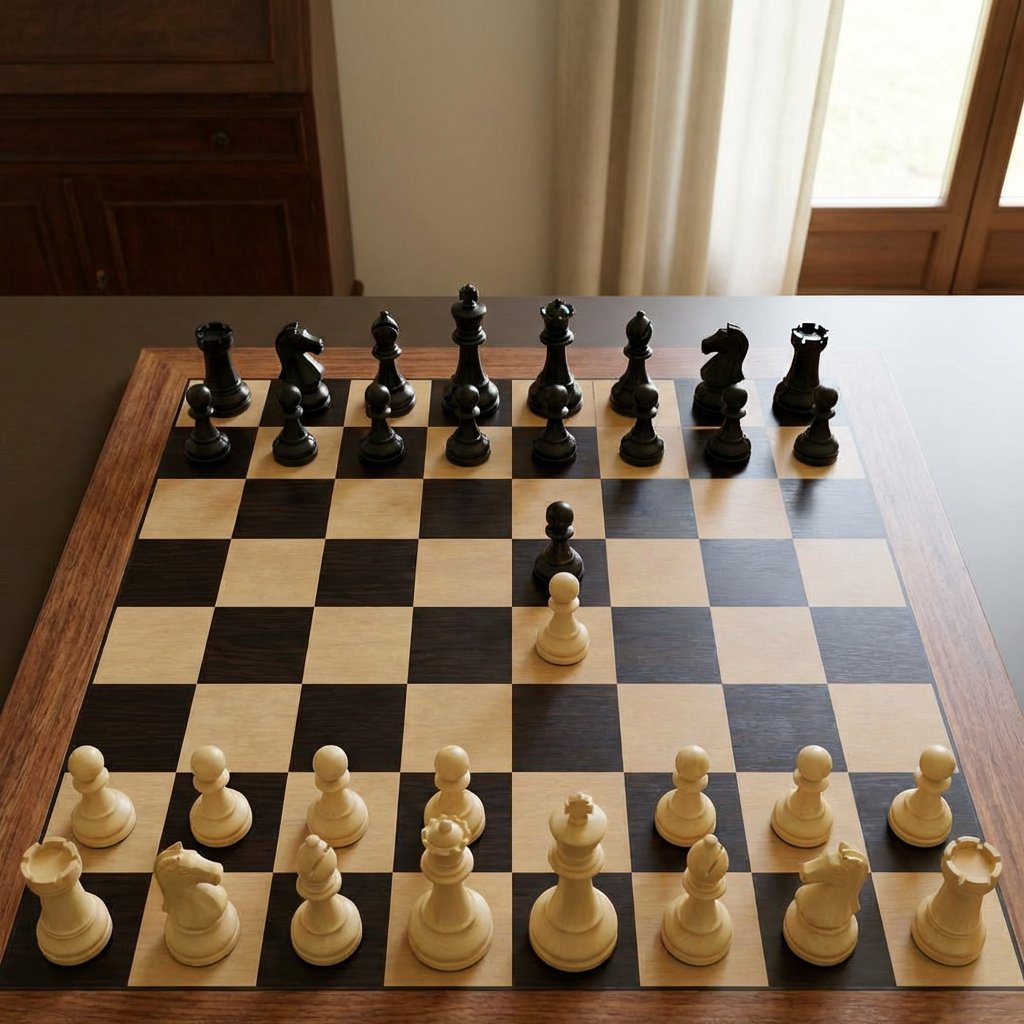 AI Prompt for Realistic Indoor Chessboard Images