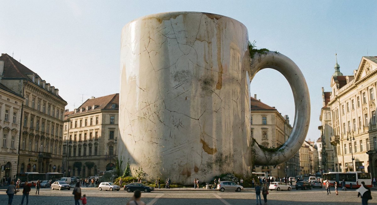 AI Prompt for Realistic Large-Scale Abandoned Object Photography