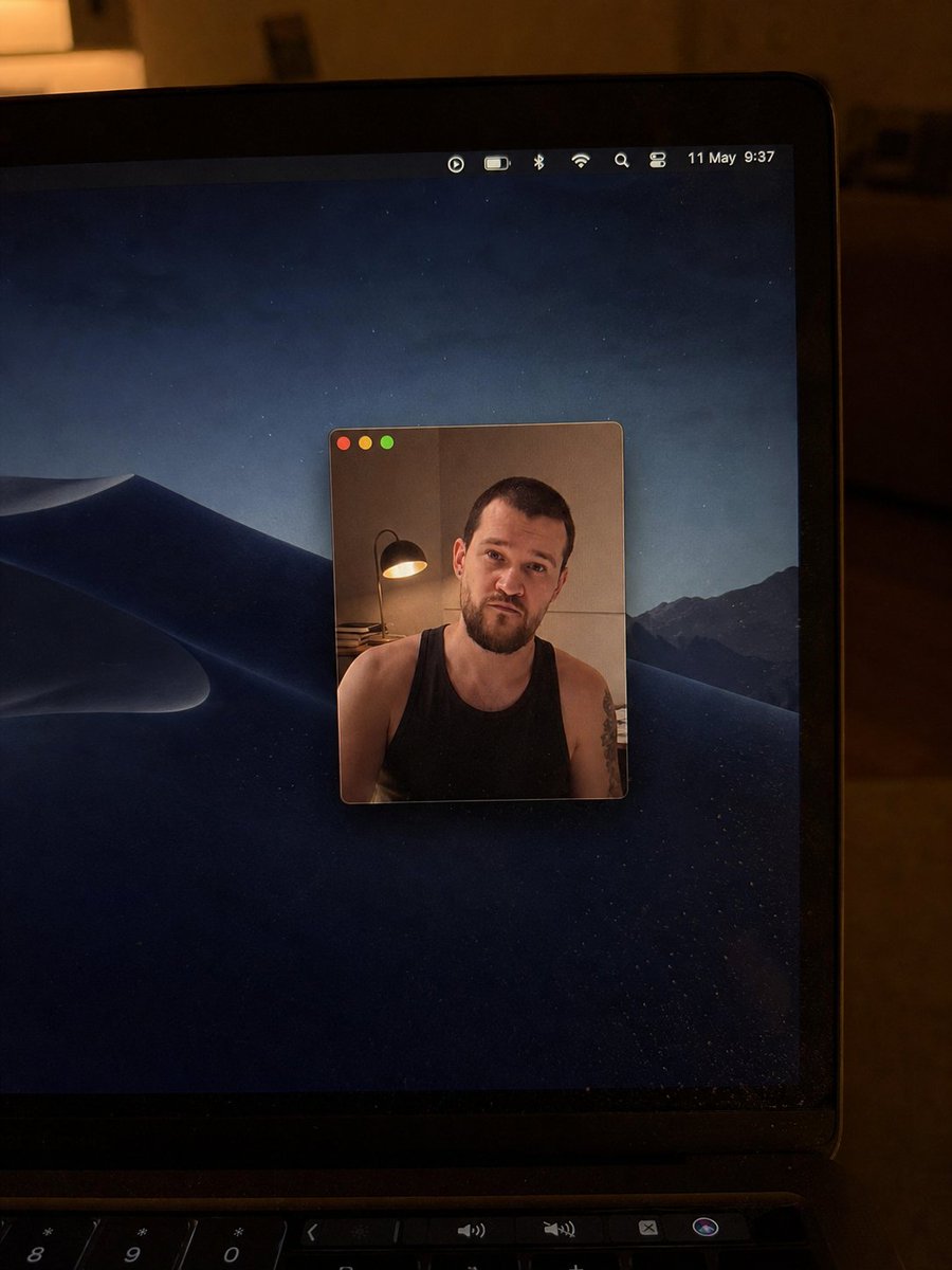 AI Prompt for Realistic Mac Webcam Image Editing