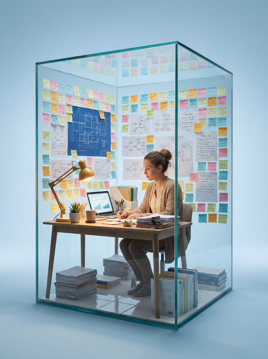 AI Prompt for Realistic Macro Photography of People in Modern Glass Offices