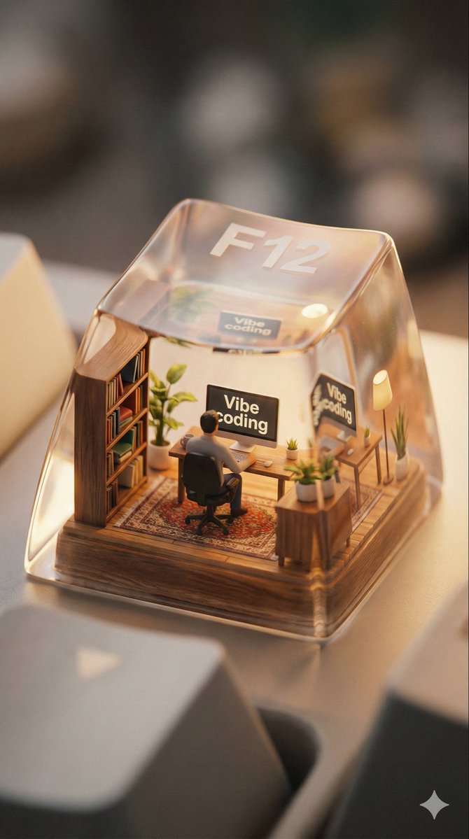 AI Prompt for Realistic Miniature Scene Keycap Image Generation