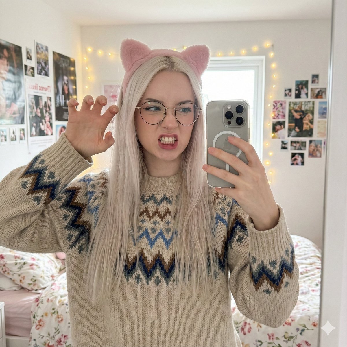 AI Prompt for Realistic Mirror Selfie Generation