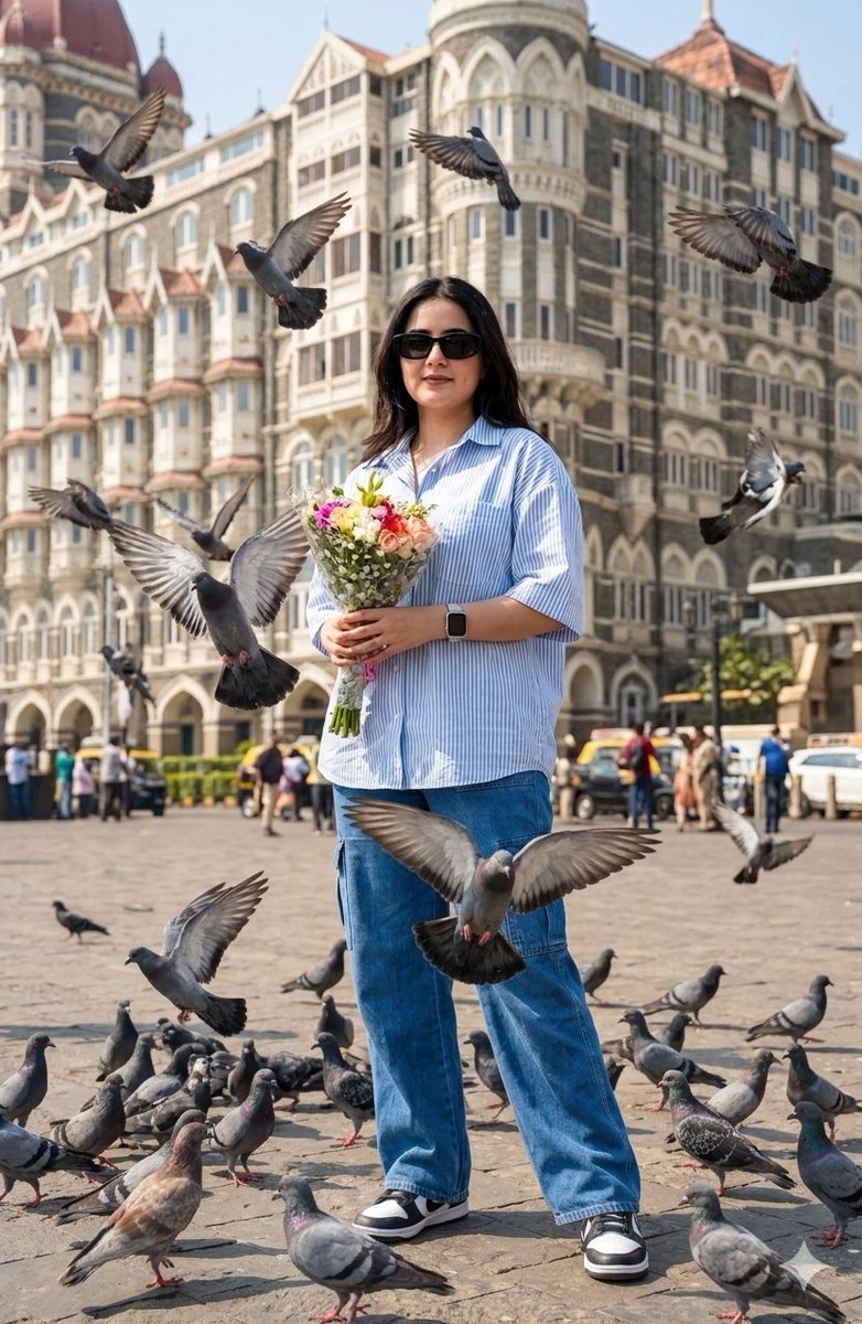 AI Prompt for Realistic Mumbai Street Style Portrait Photography