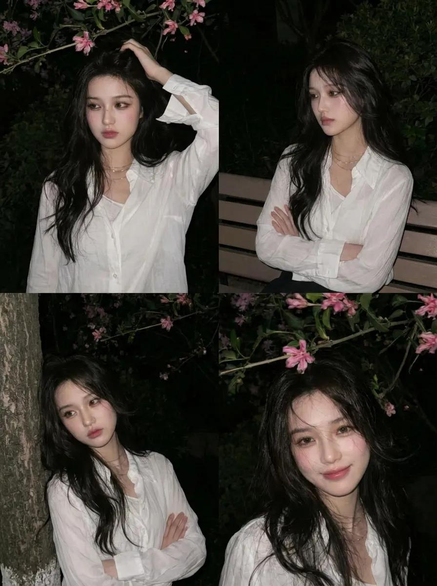 AI Prompt for Realistic Nighttime Portrait Photography with Smartphone Flash Effects