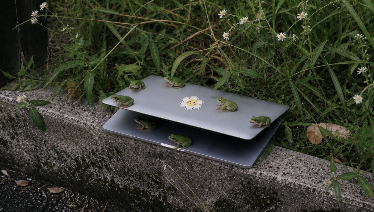 AI Prompt for Realistic Outdoor Frog Photography