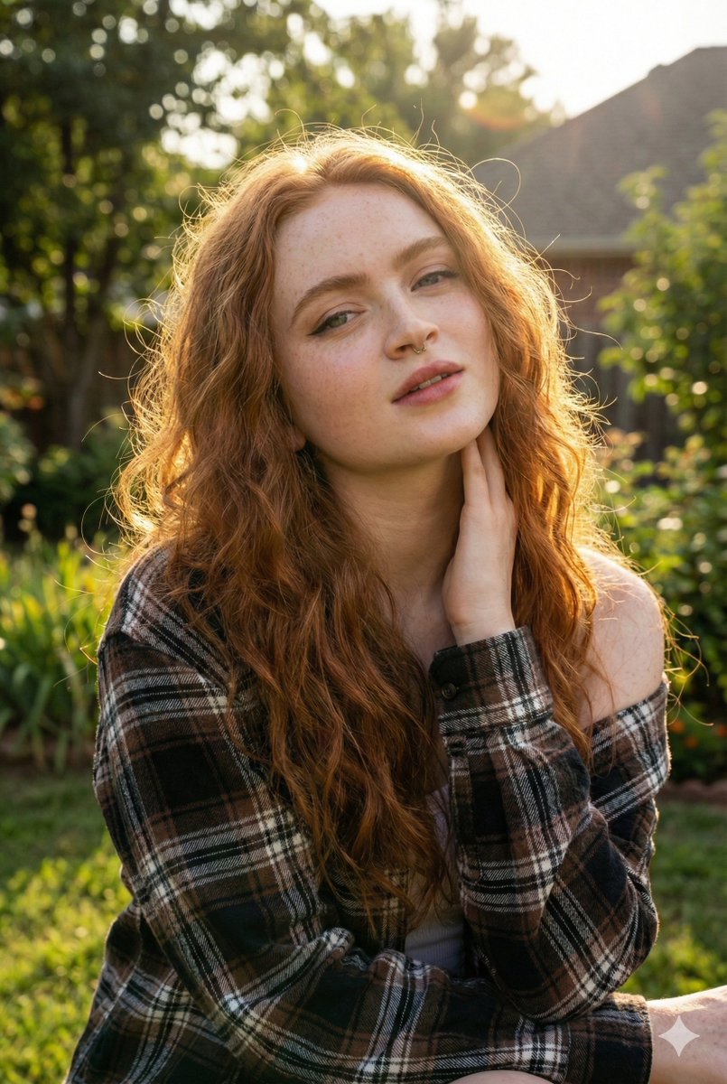 AI Prompt for Realistic Portrait Photography with Golden Hour Backlighting