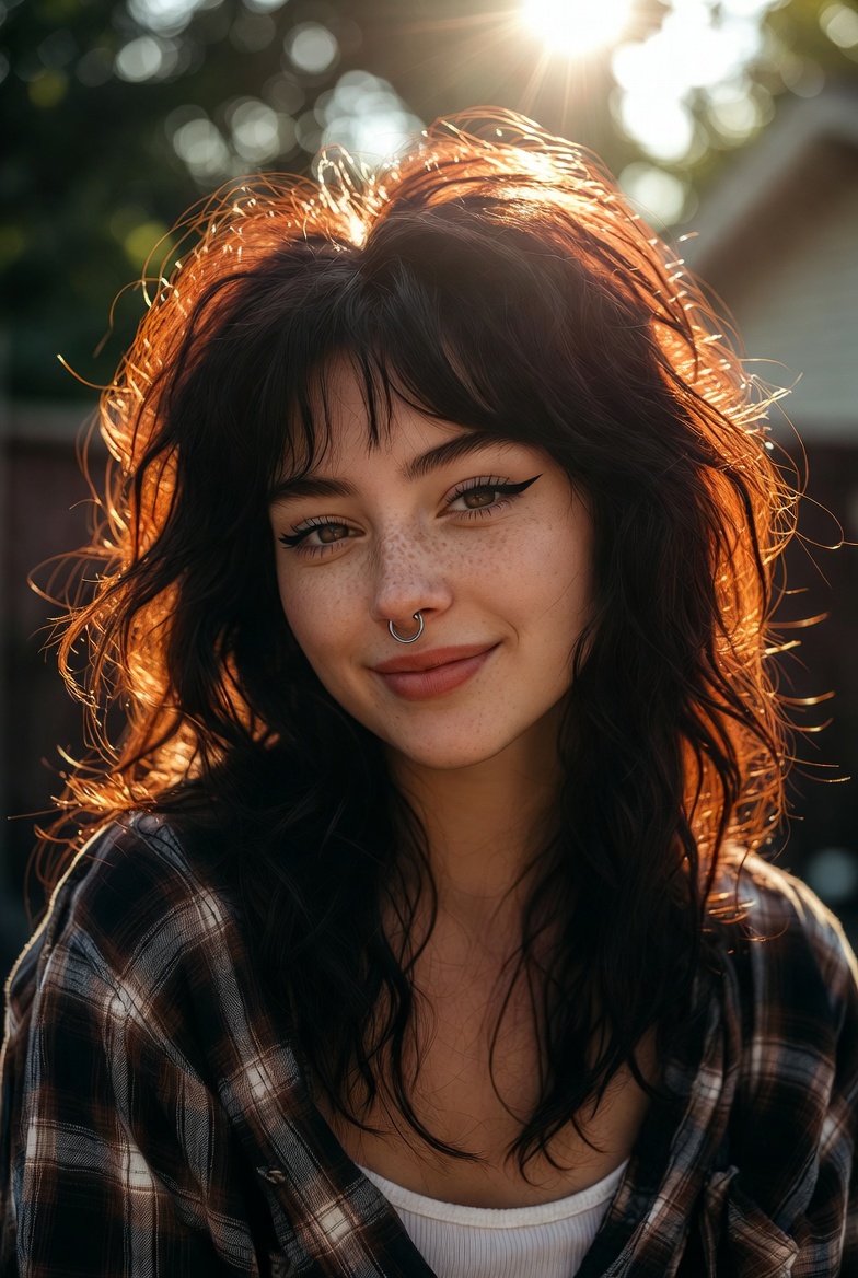 AI Prompt for Realistic Portrait with Golden Hour Backlight