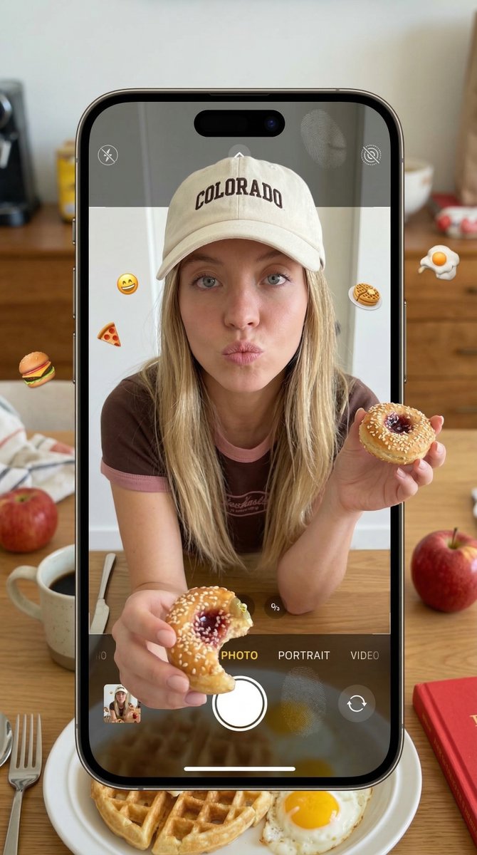 AI Prompt for Realistic Social Media Portrait with Creative Background
