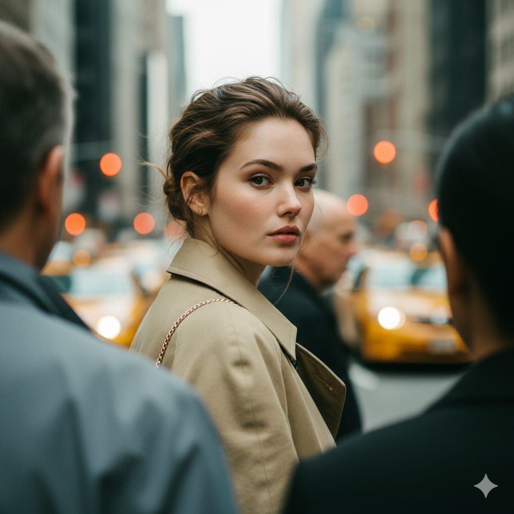 AI Prompt for Realistic Studio-Like Street Photography with Shallow DOF