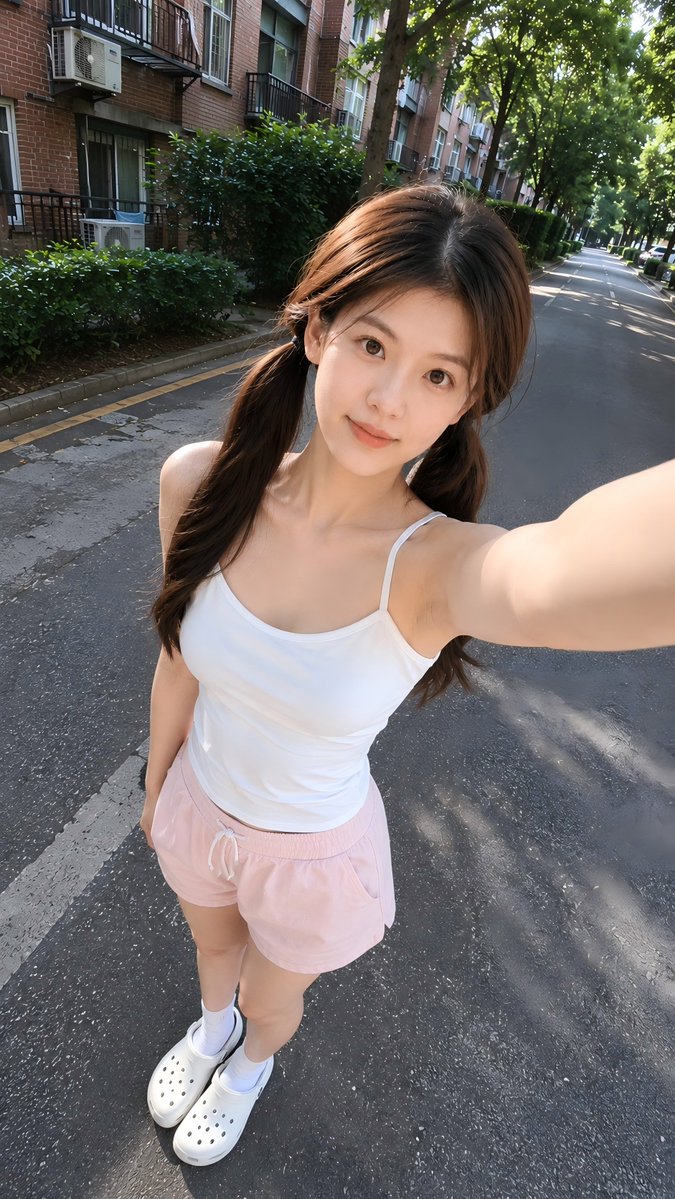 AI Prompt for Realistic Summer Selfie with Cityscape Background