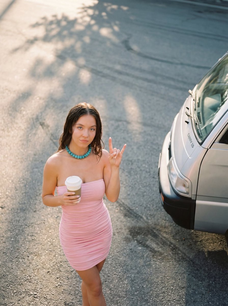 AI Prompt for Realistic Urban Portrait with Hand Sign - Perfect for Social Media Post