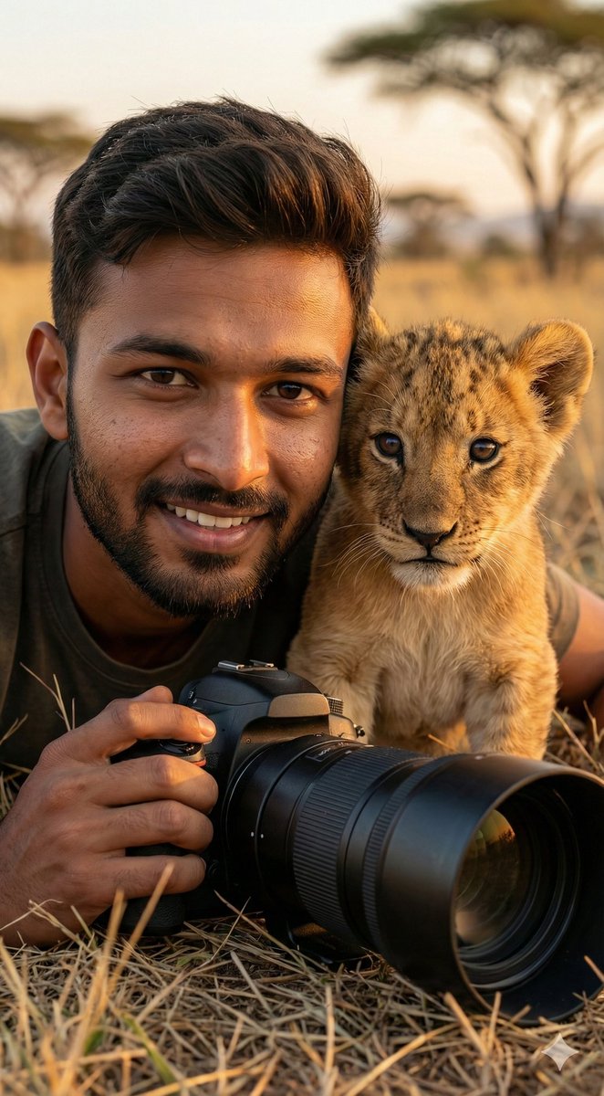 AI Prompt for Realistic Wildlife Photography Portrait with Close-Up Profile