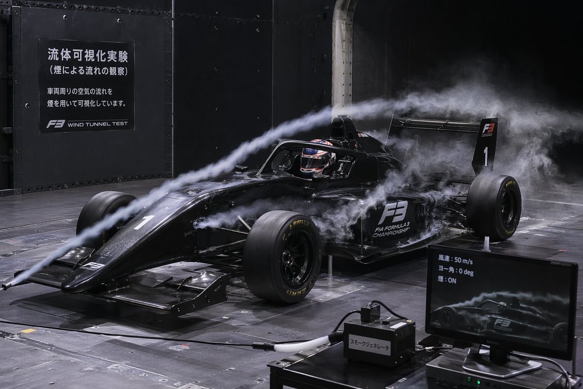 AI Prompt for Realistic Wind Tunnel Racing Car Photography