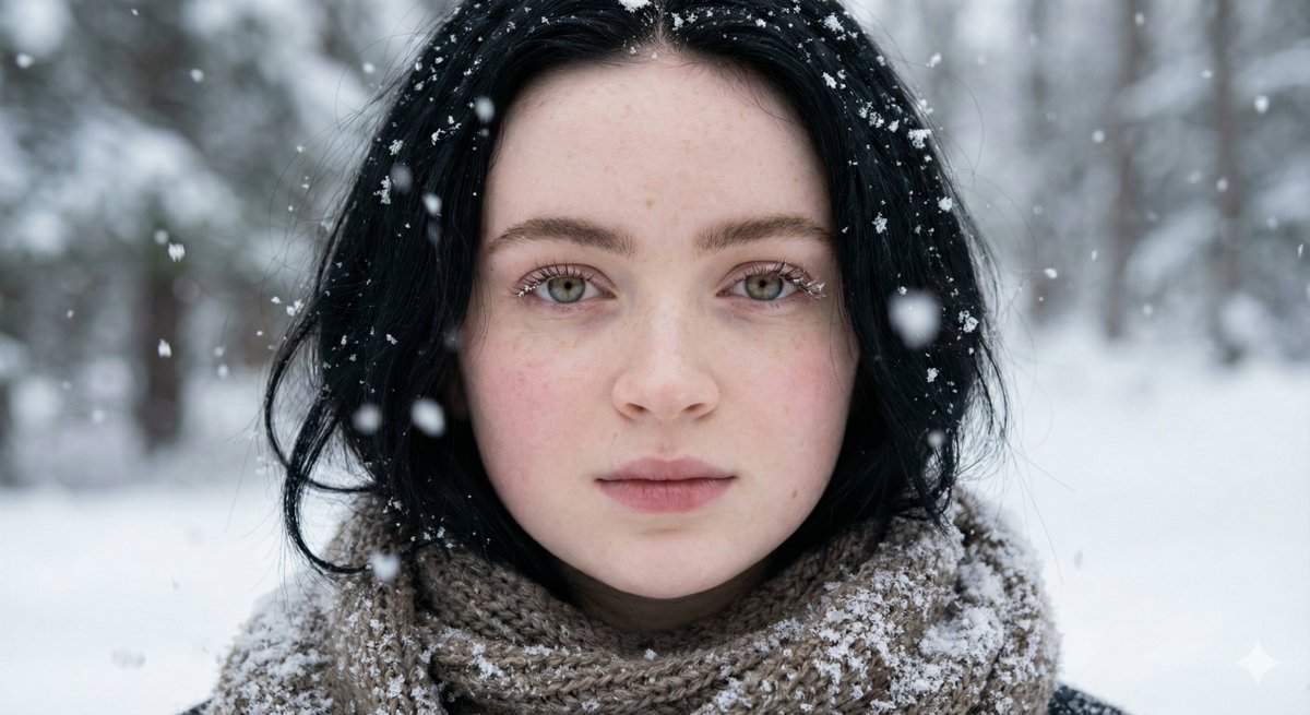 AI Prompt for Realistic Winter Portrait Photography