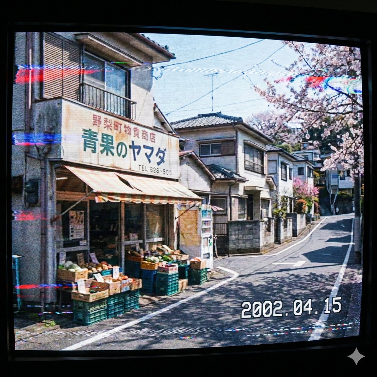 AI Prompt for Retro Japanese Suburb Image