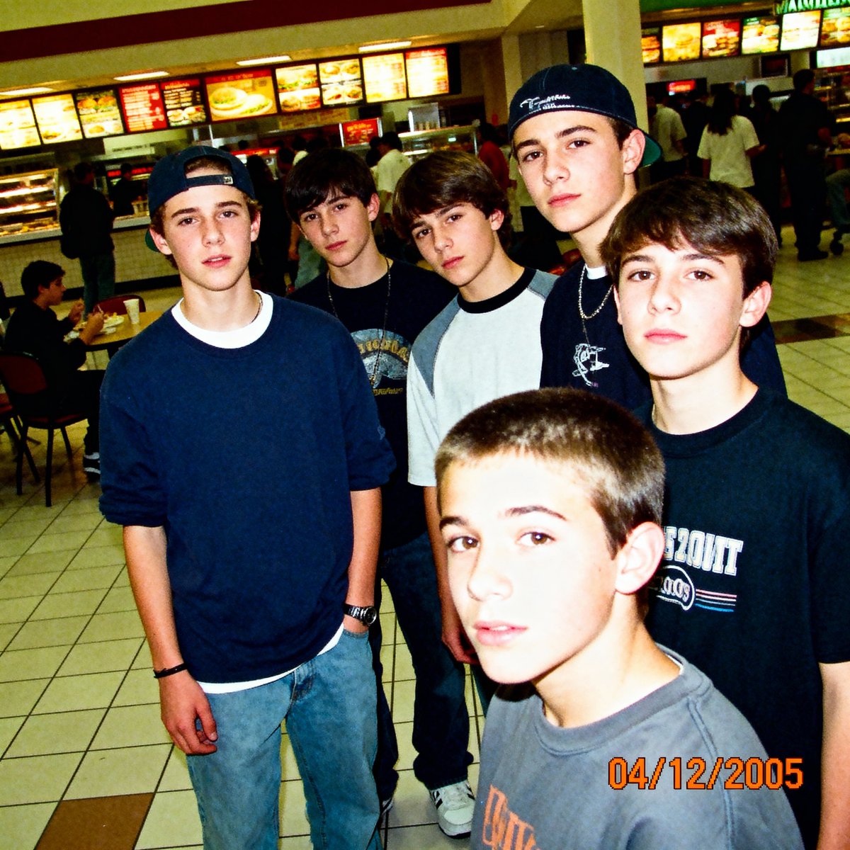 AI Prompt for Retro Mall Food Court Photo with Teens and Flash