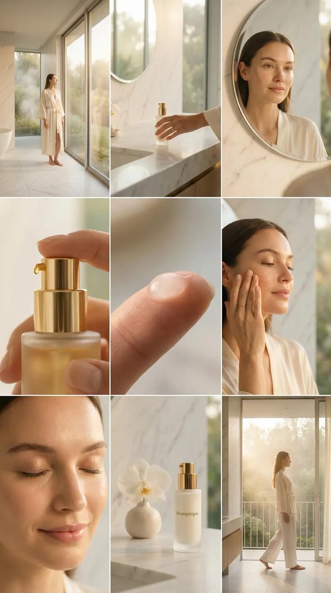 AI Prompt for Skincare Product Photography